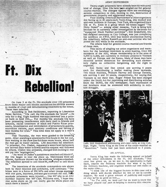 Fort Dix Rebellion